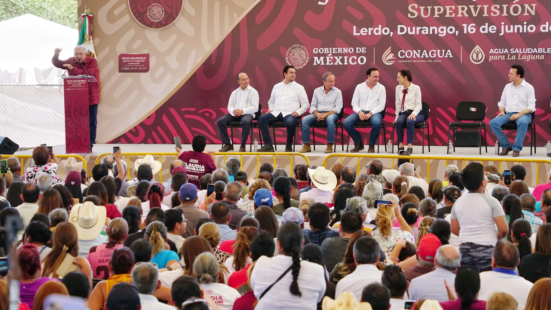 AMLO se despide supervisando Agua Saludable para La Laguna